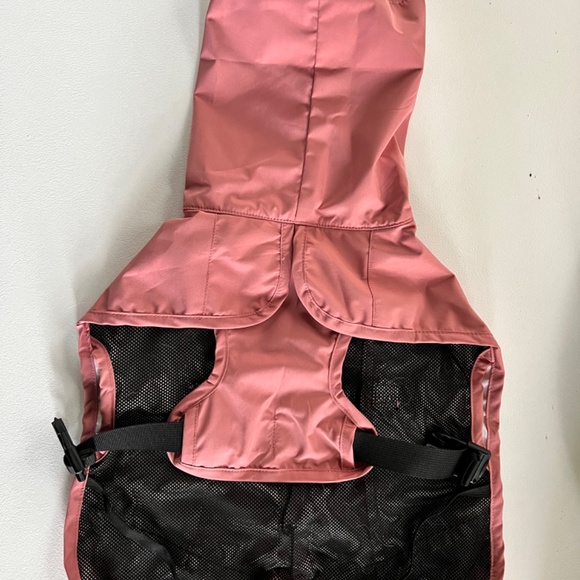 Spark Paws Breatheshield Dog Raincoat Medium 10-15Lbs Sea Pink - Picture 11 of 16